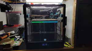 Disco & Daylight on a Stick mount for Voron Trident Bed