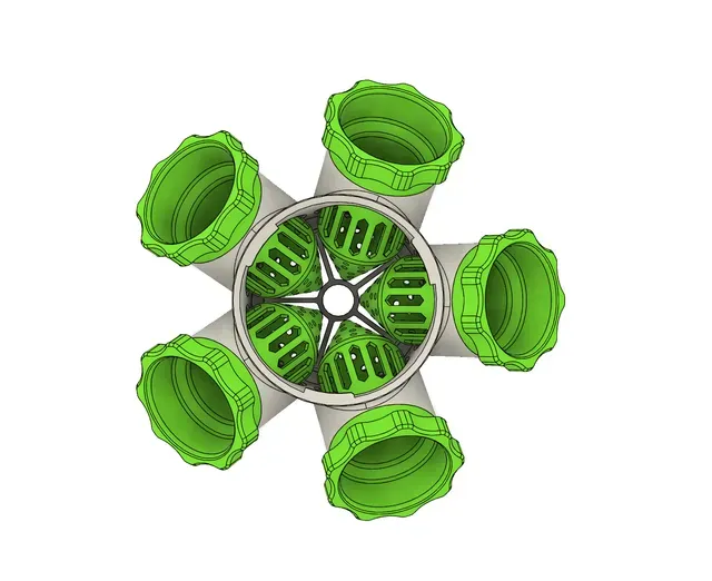 Modular Hydroponic Tower Garden (better 5-way pot and module) — Фото 2 из 4