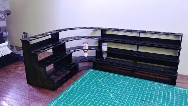 Modular Hobby Paint Rack - Small Straight — Фото 2 из 18