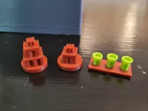 Mario Catan Player Pieces