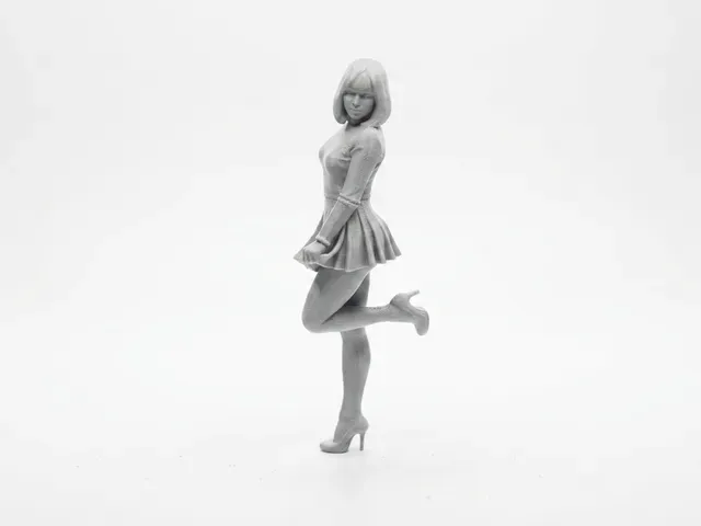 Stockings Girl Figurine Female Figure 3D Printable — Фото 2 из 5