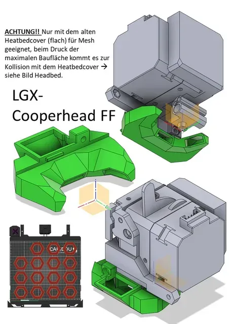 FAN-DUCT für Mosquito BMG / Mosquito LGX / BMG E3D V6 / LGX Cooper FF — Фото 2 из 17