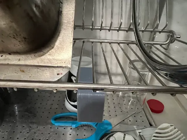 Folding dish drainer clamp hook, for big pots - IKEA ORDNING — Фото 2 из 3