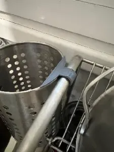 Utensil cutlery drainer clamp hook for dish drainer. IKEA ORDNING.