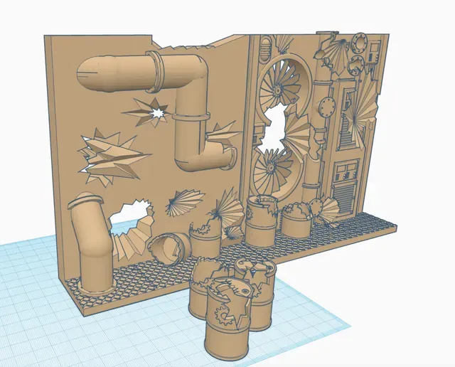 Wargame Walls Collapsed Pipes Section 17 — Фото 6 из 6