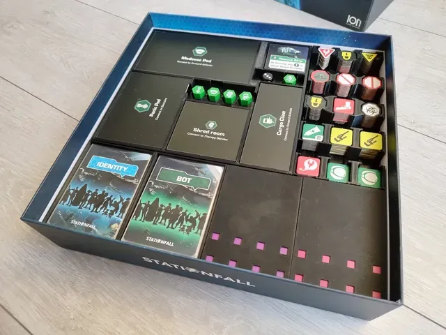 Stationfall boardgame storage solution / organizer / insert — Image 2 of 33