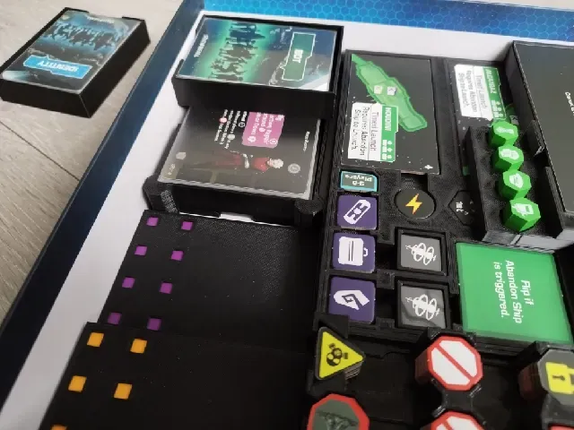 Stationfall boardgame storage solution / organizer / insert — Image 22 of 33