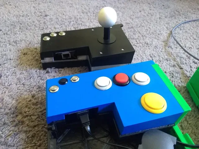 Splitbox, the Splittable Fighting Game Controller & Arcade Stick (Leverless/Stickless & Joystick Modular Fightstick) — Image 2 of 7