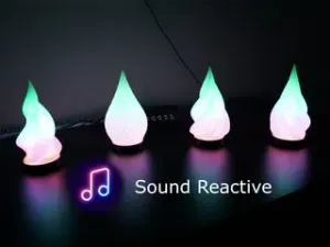 Spiral LED Lamps | WLED Sound Reactive Hub