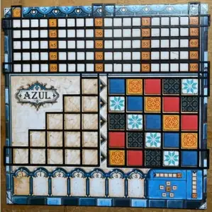 Azul Gameboard Overlay for Smaller Print Beds