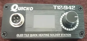 T12 Soldering Iron back cover with xt60 connector holder.