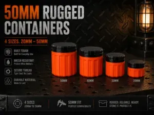 Rugged Container 50mm Set - 4 Pieces