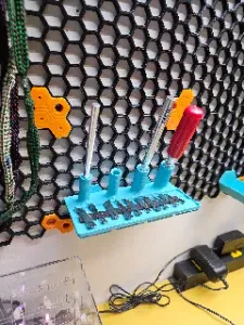 Honeycomb storage wall (HSW) Xacto holder
