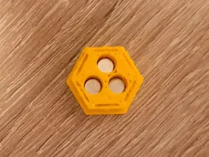 Honeycomb HSW Hidden Magnet Mount for three 6mm x whatever magnets