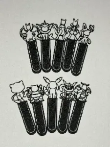 Pokémon Paper Clips Set 2 — 10 More Bookmark Clips