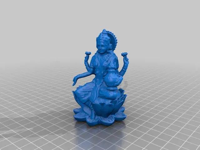 Lakshmi - Goddess of Fortune, on a Lotus — Фото 8 из 9
