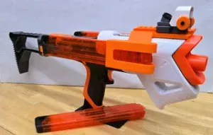 Nerf Torrent Pro - Picatinny Rail Conversion w/ N-Strike Stock Sim Cap...and other upgrades