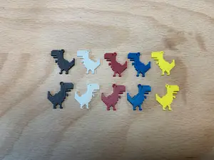 Offline Dinosaur Earrings smaller