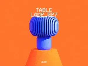 Table Lamp 027 STL for 3D Printing