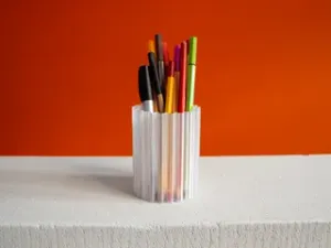 Abstract Pencil Cup