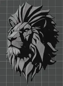 Lion Head - HueForge