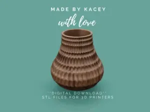 Office & Home Vase Design for a Flowers - Instant Download - Vase 2