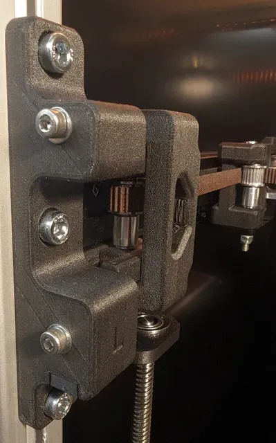 Open front belt tension mod for Ratrig Vcore 3.1 enclosure version. — Фото 2 из 11