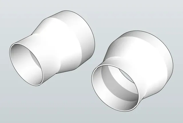 140mm Pipe To 100mm Pipe Adaptors — Image 3 of 4