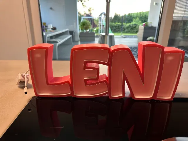 LENI LED- Namenslampe (Name lamp) — Фото 3 из 6