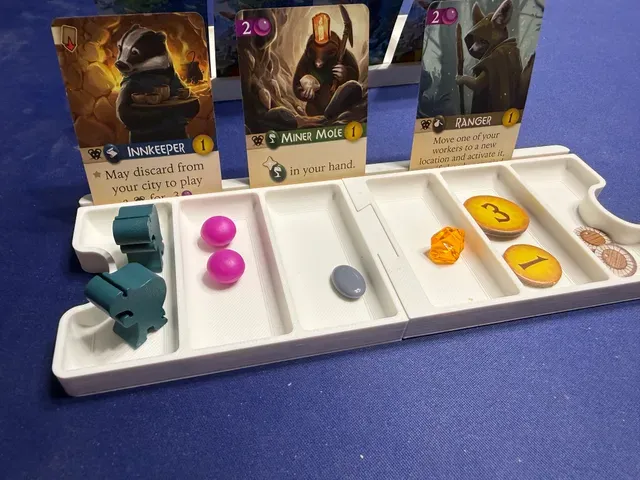 Everdell Duo Board Game Functional Insert and Organizer — Image 2 of 11