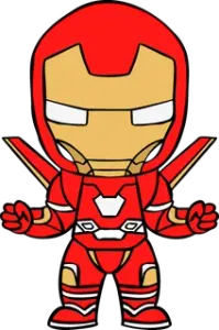 HueForge Iron Man with wings