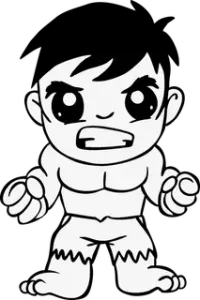 HueForge Black and White Hulk/DIY kid's wall art