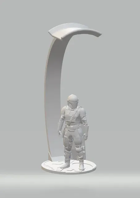 The Mandolorian headphone stand / holder