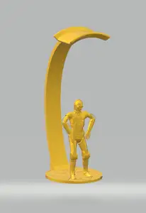 C3PO headphone stand / holder