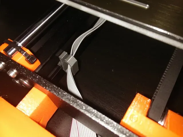 Prusa i3 MK3 / MK3S / MK3S+ LCD flat cable clip — Фото 3 из 8