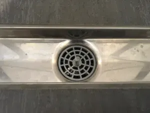 Hair strainer for floor level shower drains (TECE Drainline)