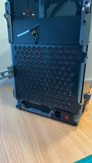 Voron V0 Hinged Rear Panel Hex Mesh — Image 2 of 5