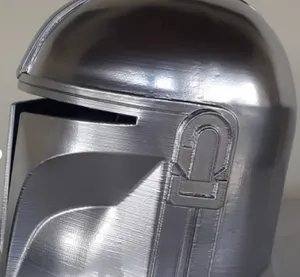he Mandalorian Helmet 3D File Logo 3D