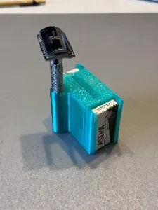 Safety Razor Box With Razor Holder