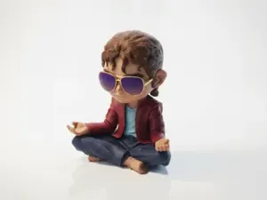 MJ Meditating Figurine Movies TV 3D Printable