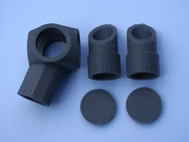 Reconfigurable 22.5 & 45 Degree 3-Way Elbows, 1/2 Inch PVC Pipe Fitting Series #HalfInchPVCFittings UPDATE 2015-07-03 — Фото 6 из 6