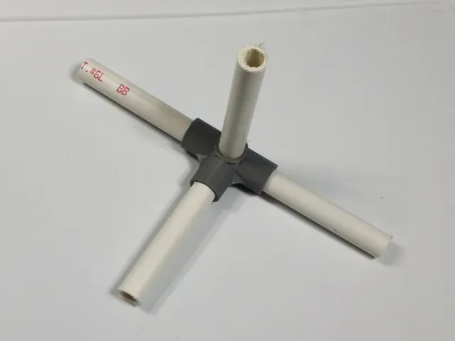 4-Way Tee & 5-Way Tee, 1/2 Inch PVC Pipe Fitting Series #HalfInchPVCFittings UPDATE 2015-07-03