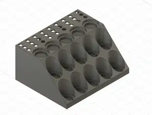 Citadel & Vallejo Paint Rack and Brush Holder
