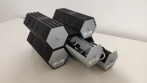 Modular hexagonal boxes - drawers