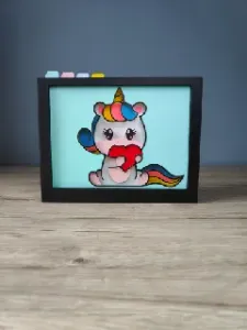 Unicorn Shadow Box