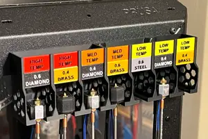Nextruder Nozzle Organizer for Original Prusa Enclosure