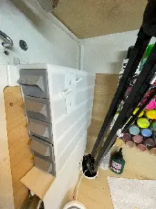 Set of drawers and dividing boxes - Very specific fit