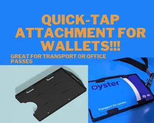Transport/Access Card Velcro Wallet Attachment