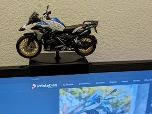 Maisto Model Motorcycle Stand Monitor Shelf
