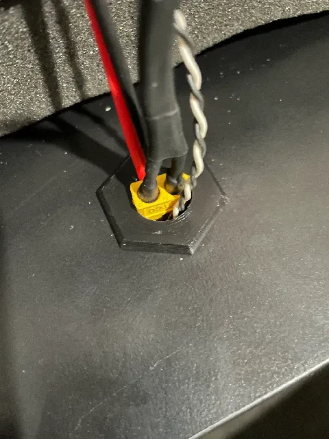 Lack Enclosure Power Cable Pass-Through (to fit XT60 connectors) — Image 3 of 8